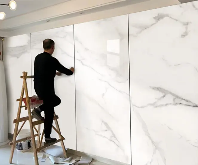 Marble Fireproof Panels Curved Board